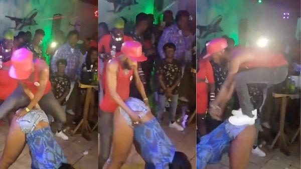 Sosyal medyada viral olan görüntülerde bir erkek ve kadın, kalabalık bir parti ortamında yaptığı dans gösterisi yaptığını görüyoruz. Erotik figür içeren bi' acayip dans gösterisinde erkeğin yaptıkları izleyenleri adeta şok etti.