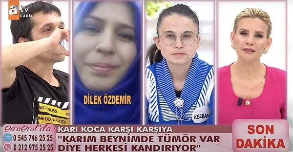 Kezban'ın 'Anne' dediği 39 yaşındaki 3 çocuk annesi Dilek Özdemir sonunda yayına bağlandı. Dilek Özdemir'in iddialarına göre Kezban, Dilek Hanım'ı da kandırmış.