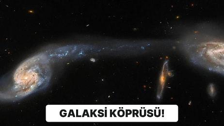 Hubble Uzay Teleskobu'nun Görüntülediği Galaksiler Arası Oluşan Yıldız Köprüsü Büyüledi
