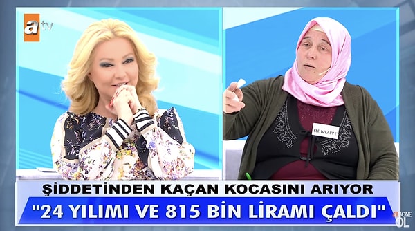 Canlı yayında konuşan Esat Çetin, zamanında eşine psikolojik tedavi alması için baskı yaptığını söyledi. Kayıp olarak aranan Çetin, eşinin paralarının kaybolmadığını ve Remziye Çetin'in bunları uydurduğunu iddia etti.