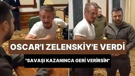 Sean Penn, Oscar Ödülünü Ukrayna Lideri Zelenskiy'e Verdi: 'Savaşı Kazanınca Geri Verirsiniz'
