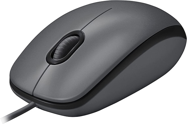 1. Logitech B100 Optik USB Kablolu Mouse