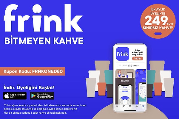 Bitmeyen Kahve Frink'te!