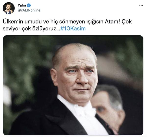 1. Bugün, Cumhuriyetimizin kurucusu Mustafa Kemal Atatürk'ün aramızdan ayrılışının ardından 84 yıl geçti.