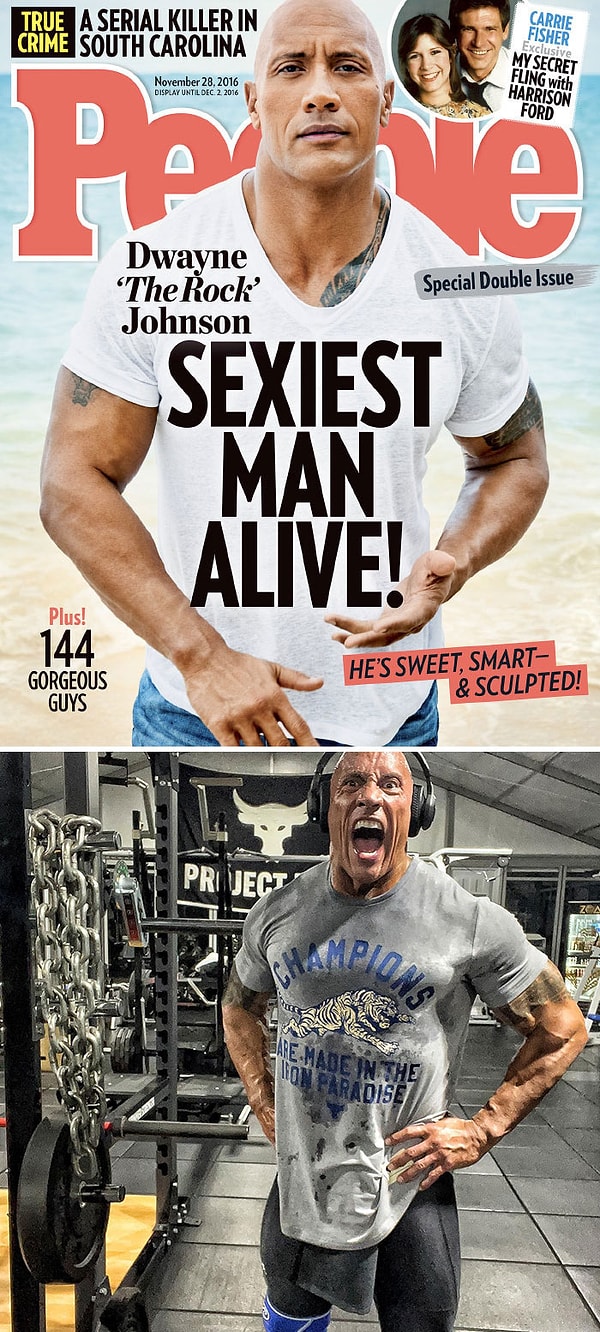 27. Самый сексуальный мужчина 2016 года, Дуэйн Джонсон