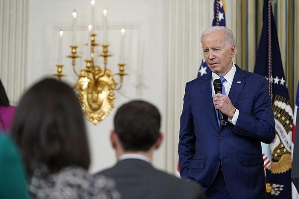 Gazeteciler basketbolcunun durumunu Joe Biden'a sordu.