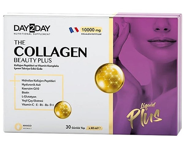 6. Hem saç hem cilt için Day2Day The Collagen Beauty Plus...