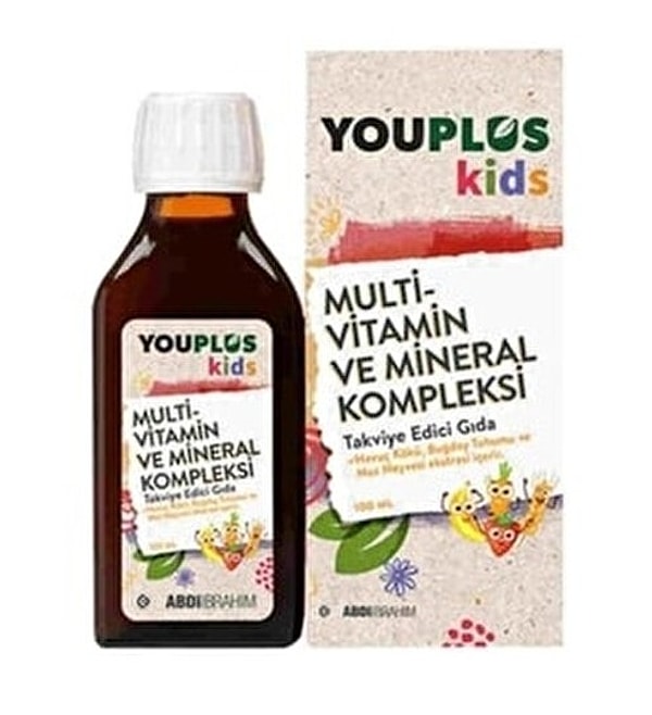 8. Çocukların bağışıklığını güçlendirmek için Youplus Kids Multivitamin...