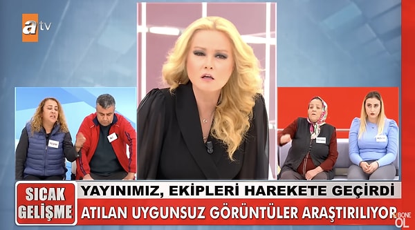 Yeşim Kamışlı'nın ''O uyuşturucu değil, akide şekeriydi'' ve ''Görüntüleri kızlara Ali değil ben attım'' sözleri ise Müge Anlı dahil hepimizin tansiyonunu çıkardı.