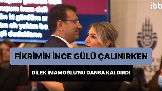Ekrem İmamoğlu, 10 Kasım Etkinliğinde 'Fikrimin İnce Gülü' Şarkısında Eşi Dilek İmamoğlu'nu Dansa Kaldırdı