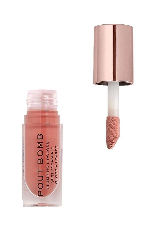 1. Makeup Revolution Pout Bomb Plumping Gloss - Dudak Dolgunlaştırıcı Parlatıcı