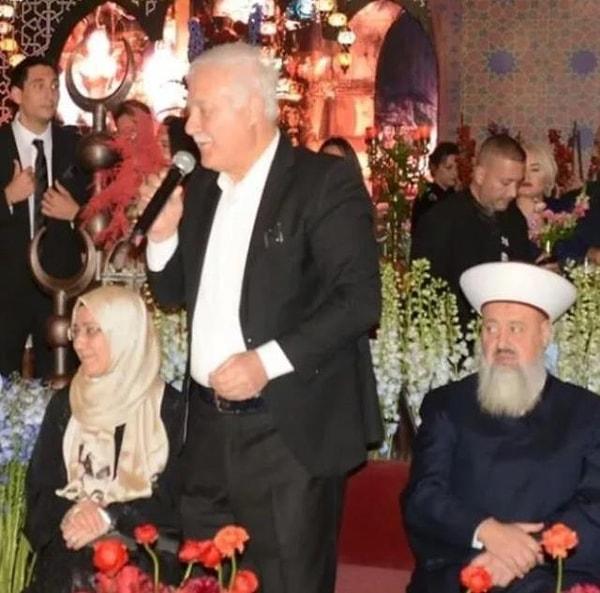 Hatipoğlu'nun kıydığı nikah töreninde Lübnan, Kuveyt, Suudi Arabistan ve Katar'dan birçok davetli yer aldı.