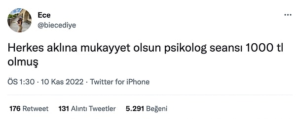 8. Döviz gibi her tweette artıyor.