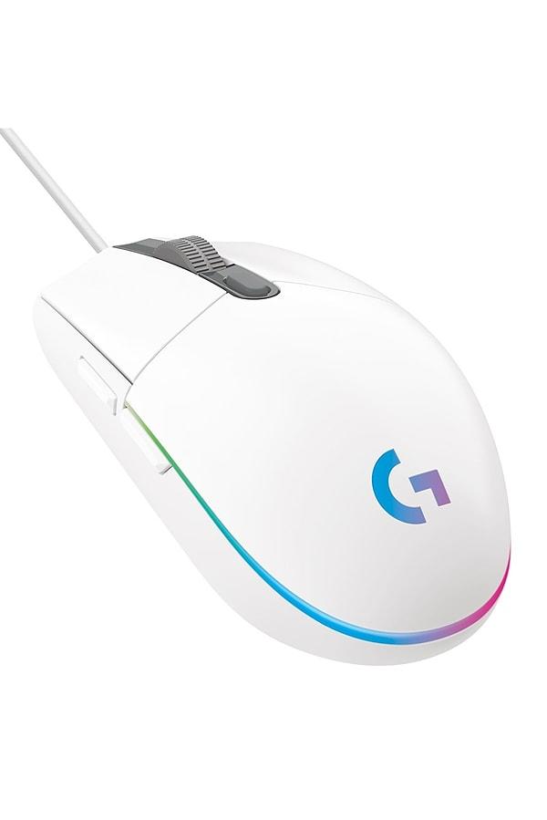 6. Logitech G G102 LIGHTSYNC RGB Aydınlatmalı 8.000 DPI Kablolu Oyuncu Mouse