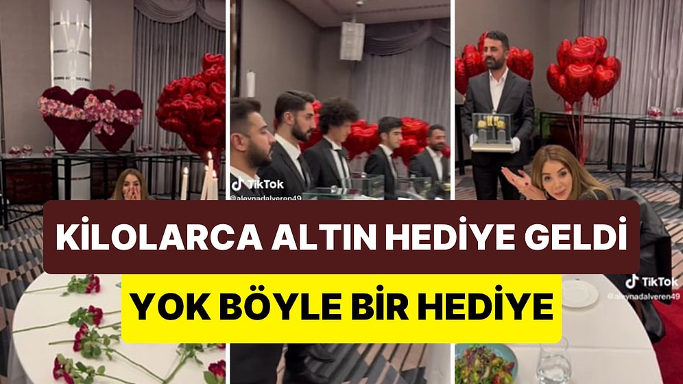 Kilolarca Altın Hediyesi Alan Kadının Şoke Olduğu Anlara Siz Daha Büyük Şoke Olacaksınız