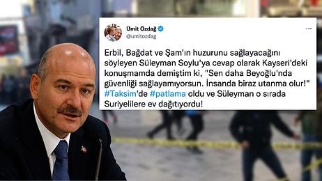 İstanbul'da Bomba Patladığı Sırada Süleyman Soylu'nun Suriye'de Törene Katılması Sosyal Medya Gündeminde