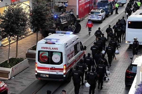 11. İstanbul Taksim saldırısı, 13 Kasım 2022: