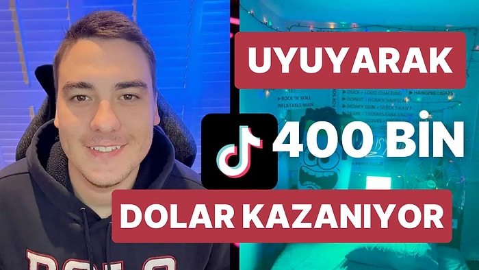 TikTok Fenomeni Sadece Uyuyarak Yılda 400 Bin Dolar Kazandığını Açıkladı