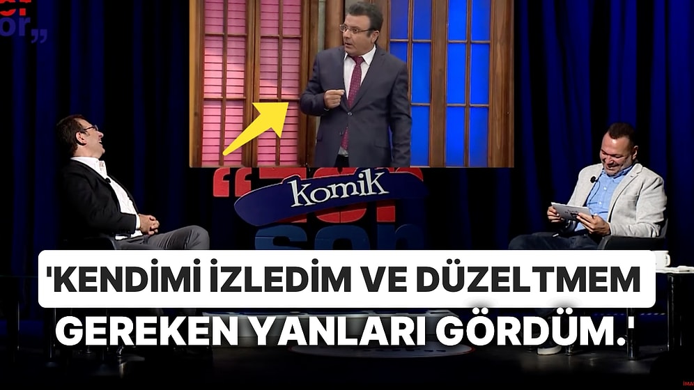 Ali Sunal'ın Sorularını Yanıtlayan Ekrem İmamoğlu Güldür Güldür'de Taklidini Yapan Mahir İpek ile Yüzleşti!