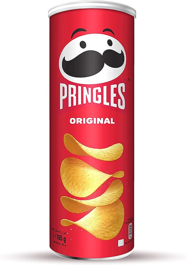 8. Pringles Original 165 Gr