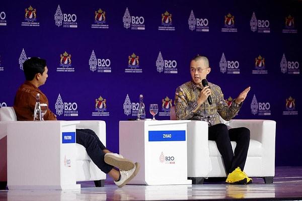 Dünyanın lider blockchain ekosistemi ve kripto para altyapısı sağlayıcısı Binance’in kurucusu ve CEO’su Changpeng Zhao (CZ), bugün Bali’de yapılan Business 20 (B20) Zirvesinde konuştu.
