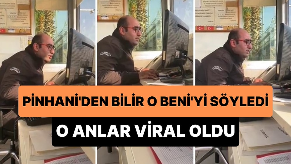 Pinhani'nin 'Bilir O Beni' Şarkısını Aşırı İçten Bir Şekilde Söyleyen Güvenlik Görevlisi