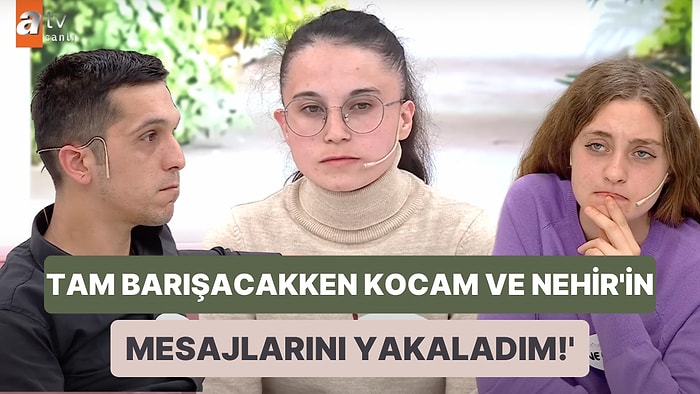 Tavırlarıyla Gündem Olan Kezban, Kocası Kadir'in Esra Erol'daki Başka Bir Konuk ile Mesajlaştığını İddia Etti!