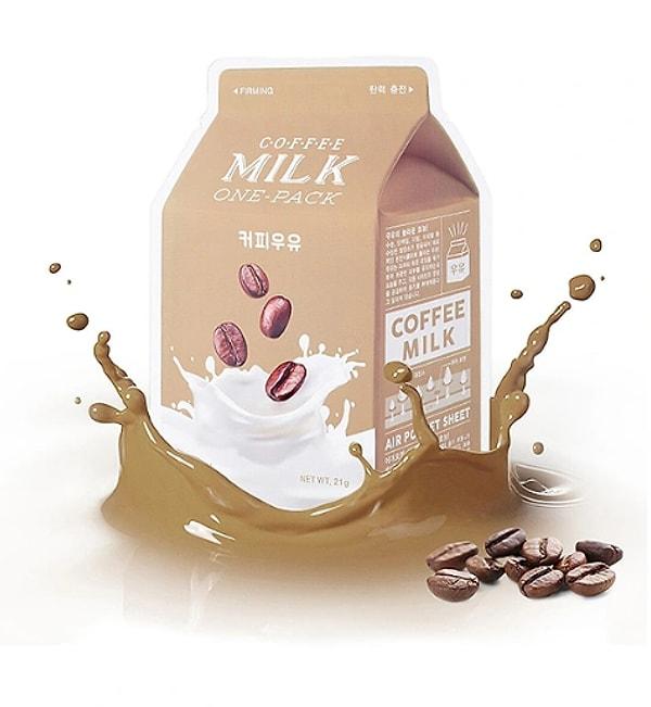 7. Missha Yaşlanma Karşıtı Yaprak Maske Coffee Milk