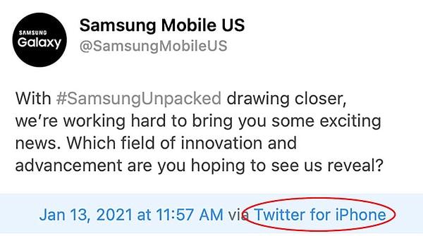 Geçtiğimiz yıllarda Apple'ın ezeli rakibi Samsung tarafından iPhone ile tweet atılması büyük gündem olmuştu.
