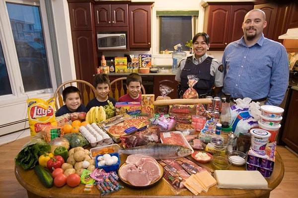 Kanada'nın Nunavut Bölgesi Iqaluit'ten Melansons ailesi ne yiyor?