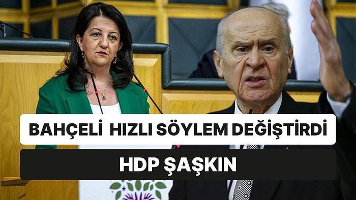 HDP'den Bahçeli'ye: "Bir Hafta Sonra Fabrika Ayarlarına Döndü"
