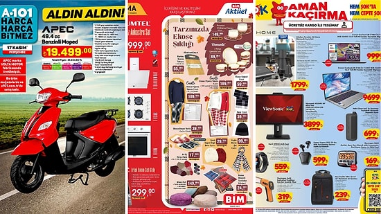 İndirim Günleri Başlıyor! 14 - 20 Kasım Haftasında A101, BİM ve ŞOK Aktüel Ürünler Listesinde Ne Var?