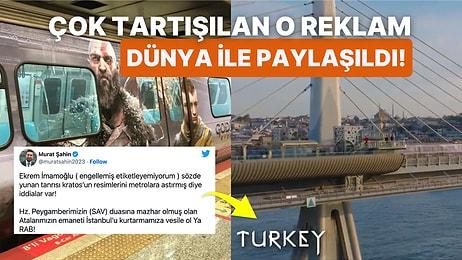 İstanbul Metrosundaki Tepki Gören God of War Reklamı Sony'nin Resmi Videosunda Kullanıldı