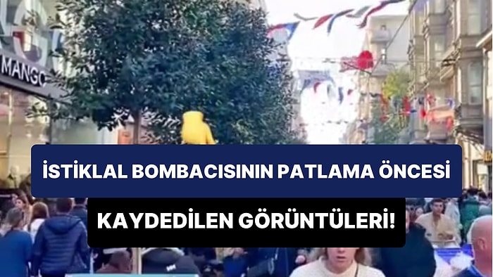 İstiklal Bombacısı Ahlam Albashir'in Patlama Öncesinde Bankta Otururken Kaydedilen Görüntüleri Paylaşıldı