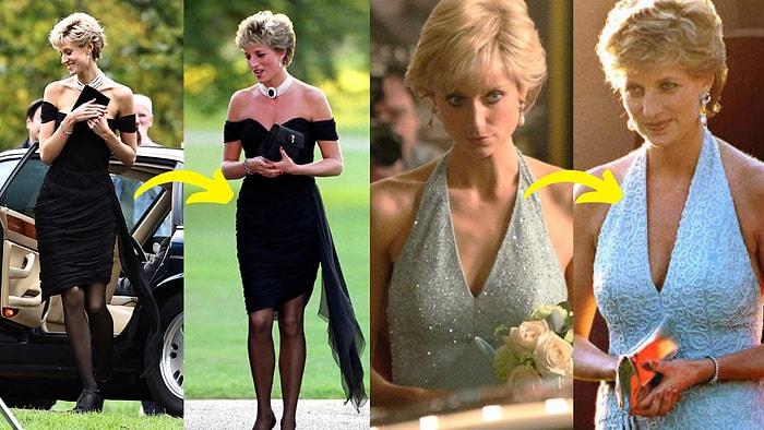 The Crown'un Yeni Yayınlanan Sezonundan Prenses Diana'nın Gerçek Görünümlerinden Esinlenilmiş 17 Kombin