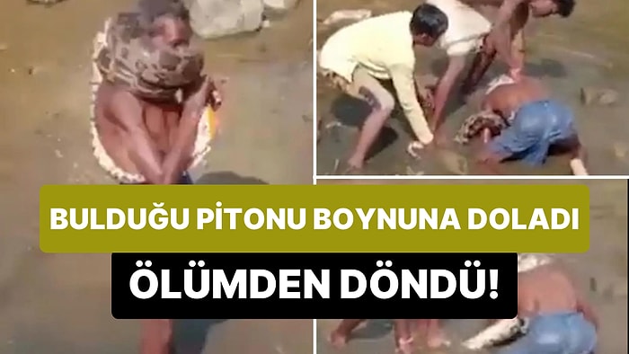 Erkekler Neden Az Yaşar? Dere Yatağında Bulduğu Pitonu Boynuna Dolayan Sarhoş Adamın Ölümden Döndüğü Anlar