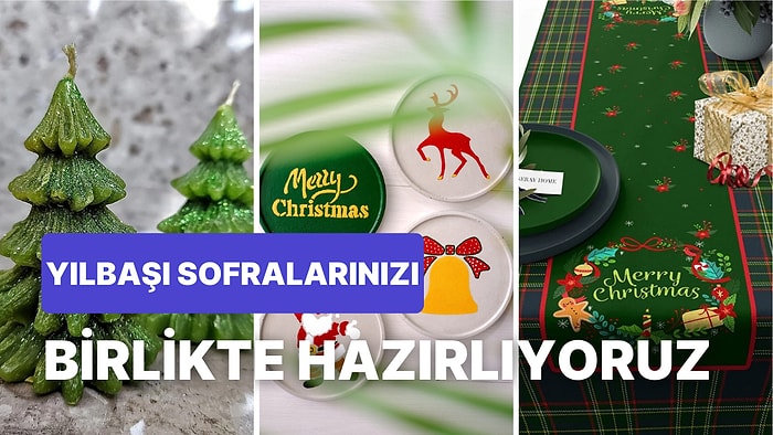 Özel Bir Yılbaşı Sofrası Hazırlamanız İçin Birbirinden Güzel Ürün Tavsiyeleri