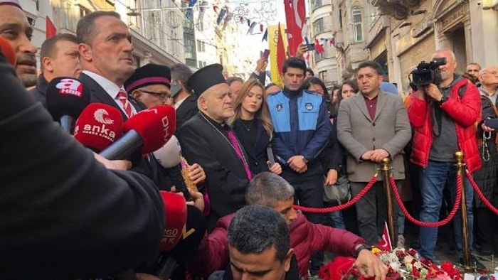 İstiklal Caddesi'nde 'Teröre Karşı Birlik' Yürüyüşü