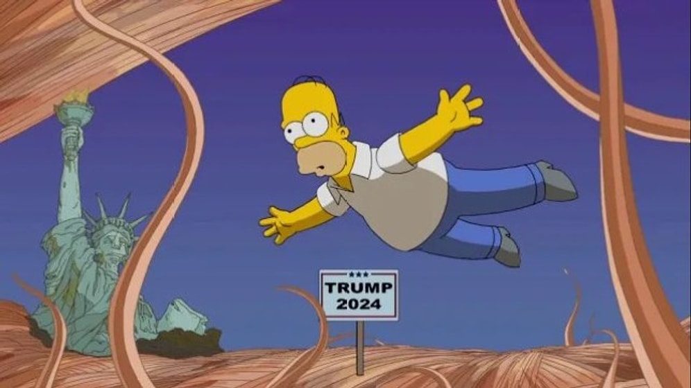 Yine Bildiler! The Simpsons'ın Trump Kehaneti Gerçek Oldu