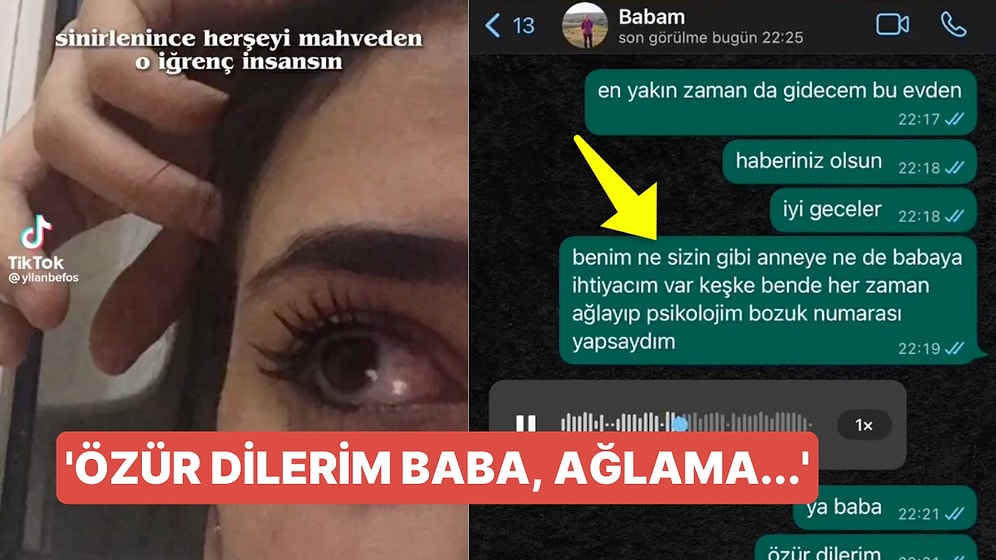 Kızının Söylediği Sözler Yüzünden Gözyaşlarına Hakim Olamayan Babanın Yürek Burkan Ses Kaydı