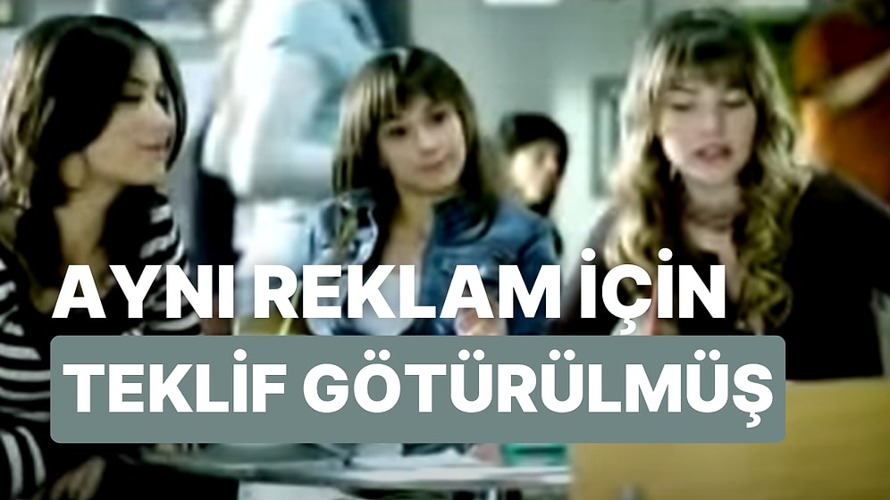 2005 Yılına Gidiyoruz! Aslı Enver'in Hazal Kaya İle Aynı Reklamda Oynadığını Biliyor muydunuz?