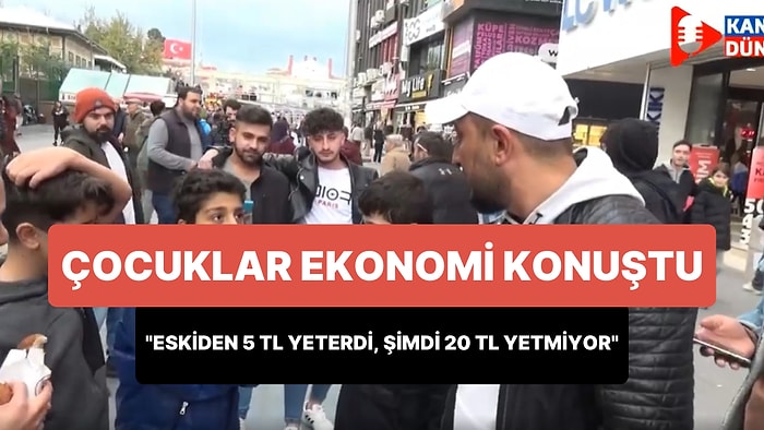 Parkta Oynaması Gereken Çocuklar Ekonomi Konuştu: 'Eskiden Harçlığımız 5 TL'ydi Şimdi 20 TL Ama...'