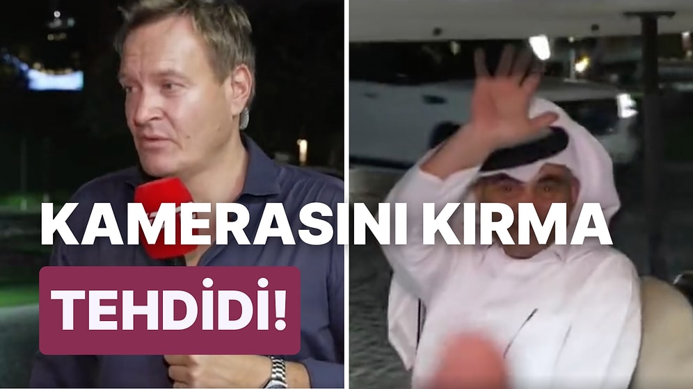 Katar'daki Danimarkalı Muhabirin Canlı Yayında Zor Anları: Kamerasını Kırmakla Tehdit Ettiler