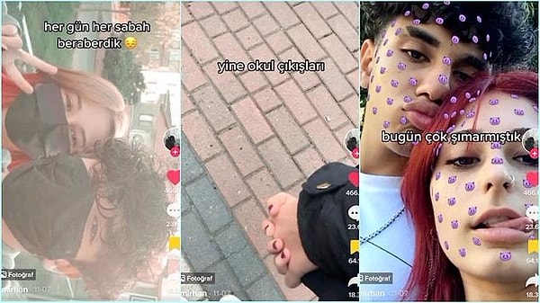 9- TikTok akımına katılan Emirhan, sevgilisi Büşra'yla olan anılarını kayıt altına alıp bir video hazırladı. Üzücü sona sahip video TikTok kullanıcıları tarafından çok konuşuldu.