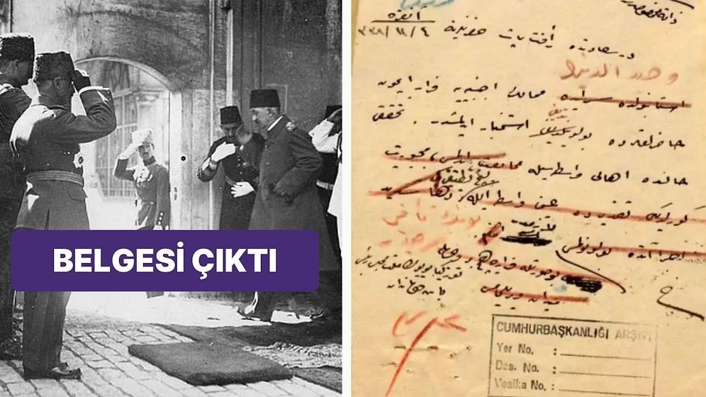 Belgesi Ortaya Çıktı: Atatürk, Vahdettin İçin 'Kaçarsa Linç Edin' Talimatı Vermiş