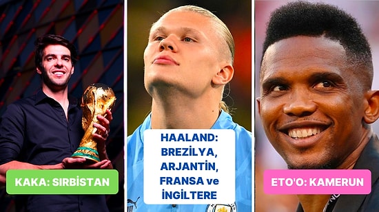 Portekiz ve Ronaldo'ya Şans Veren Yok! Futbol Dünyasının Yıldızları Dünya Kupası Favorilerini Açıkladı