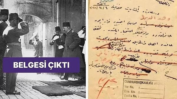10. Habertürk yazarı Murat Bardakçı, Atatürk'ün Padişah Vahdettin için 'Kaçmaya teşebbüs ederse linç edilsin' emrini verdiğini yazdı. Bardakçı, yazılı emrin belgesini de paylaştı.