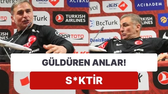 Basın Toplantısında Sandalyeden Düşen Milli Takım Teknik Direktörü Stefan Kuntz Ağzından Türkçe Küfür Kaçırdı