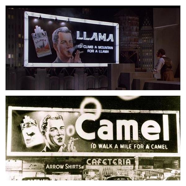 9. The Shadow (1994) filminde bulunan Llama panosu aslında 40'lı yıllarda bulunan bir reklam panosuna referanstır.