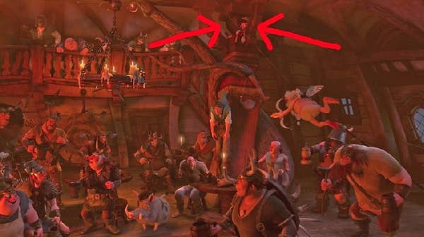 1. Tangled (2010) filminde arka planda Pinokyo'yu asılmış bir şekilde görebilirsiniz!